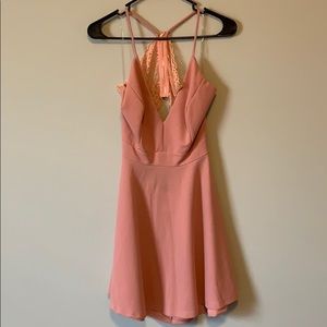 Blush pink dress